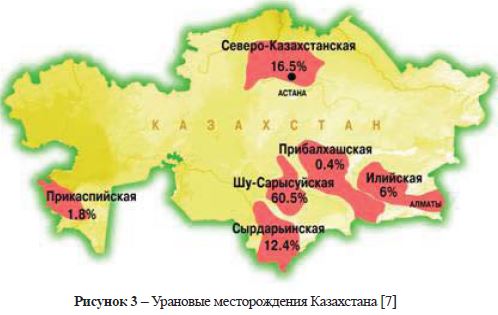 Урановые месторождения Казахстана
