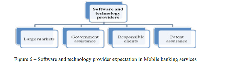 Software and technology provider expectation in Mobile banking services 