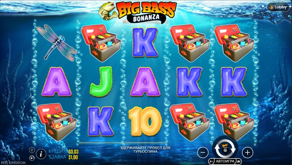 онлайн слот Big Bass Bonanza